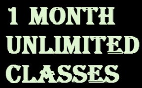 1 Month unlimited classes